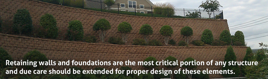 Retaining Wall and Foundation Design