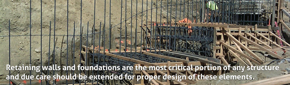 Retaining Wall and Foundation Design